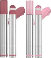 All-Day Liquid Blush, Cheek Stay-N - All-DayLiquidBlush - Longlasting, Buildable, Ultra-Blendable, Natural Hydrating Long-Lasting MatteBlush Blendable Color (Pink+Dark Pink)