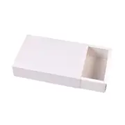 25X White Kraft Paper Drawer Jewelry Package Necklace Bracelet Gift Package box