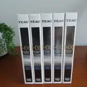 VHS VCR Blank Video Tapes New Sealed Teac HX E-180 - 3hr