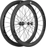 [Superteam] Carbon Wheelset 700c Rim V Brake 50mm Depth 25mm Width Road Bike Wheels Matte Finish, Tubeless Ready Support for 8-12 Speed Clincher & Tubeless
