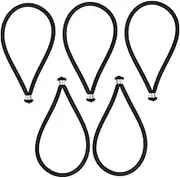 KOMBIUDA 5Pcs Elastic Bungee Cords for Canopy Tent Tarp Tie Downs Heavy Duty Straps Lightweight and Wear Resistant Camping Accessories