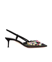Aquazzura Can Can Pointed-Toe Pumps 36,37 Black