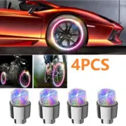 4× Car Motorcycle Bike Wheel Tire Tyre Air Valve Stem LED Light Caps Cover (for: Honda)