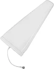 SureCall Outdoor Yagi Antenna Ultra-Wideband Exterior Directional High-Gain Pole Mount with N-Female Connector, 50 Ohm High Performance UWB 617-2700 MHz, includes Mounting Kit, White (SC-530W)