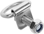 Cabilock Stake Pocket d Ring Truck Hitch Lifting Ring Trailer Tie Down Hooks Front Tow Hook Holder for Safe Transport