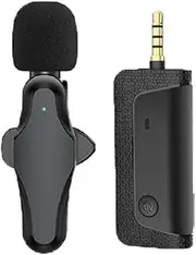 Snblzhef K35 Pro Wireless Microphone Lavalier Noise Reduction 3.5mm AUX for Megaphones Amplifier Camera Computer Mobile Phone