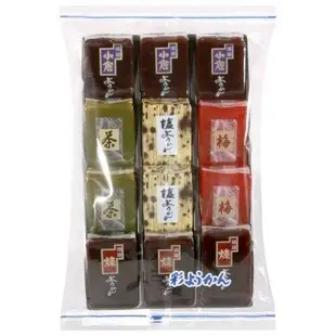 【江戶物語】滿屋 五色羊羹 12入456g 梅/鹽/抹茶/小倉紅豆/煉 甜點 日式點心 日本進口 伴手禮 拜拜