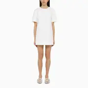 [Marni] White cocoon cady mini dress 42 IT White