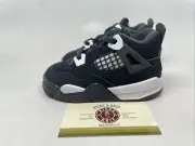 Air Jordan 4 Retro White Thunder TD Size 5C Toddler FV4538-001