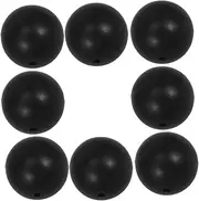 ibasenice 8pcs Drumstick Ball Heads for Xylophone Marimba and Tongue Drums Soft Rubber Mallet Heads Wooden Handle Drumsticks