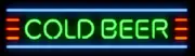 Cold Beer Open 20" Neon Light Sign Lamp Bar Pub Wall With Dimmer