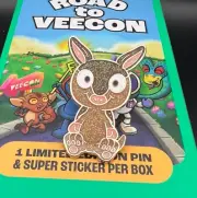 Shimmer Articulate Armadillo Limited /99 VeeFriends 2024 Road to VeeCon Pin