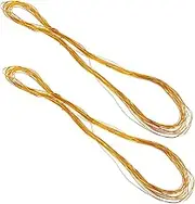 Strong Stretchy Metal Gold Wires for Wire Inlay Painting 2 Rolls of DIY Aluminum Handmade Art Supplies