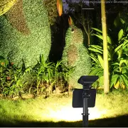 62-LED Solar Stake Lights Outdoor Garden Landscape Pathway Lawn Lamp -Warm White