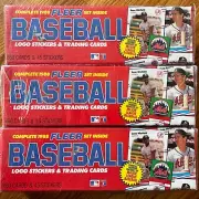 (3) 1988 Fleer Baseball Complete Set Factory Sealed