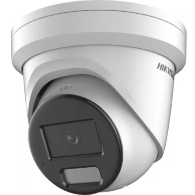 Hikvision DS-2CD2327G2-LU28C, 2MP Camera IP Turret, Lens 2.8mm, IR 30m, White