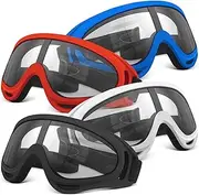 POKONBOY 4 Pack Protective Goggles Safety Glasses Eyewear Compatible with Nerf Guns for Kids Teens Game Battle