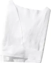 [WOFASHPURET] Practical Spa Robe Disposable Towelling Robe for Women Salon/Hotel Use Spa Bath Skirt for Occasions White
