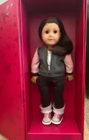 NEW American Girl Create Your Own 18" Doll Medium Skin Dk Brown Hair Brown Eyes