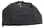 Callaway Men’s Black & Grey 1/4 Zip Golf Pullover Large