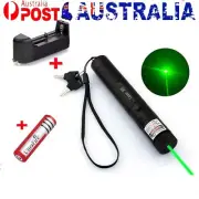 Laser Pointer Pen < 1MW 532nm Green Light Visible Beam Lazer + battery + Charger