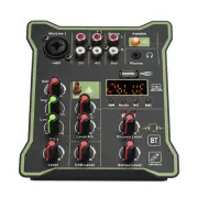 5-Channel Audio Mixer Sound Mixing Console 48V Audio For DJ Live N4P9
