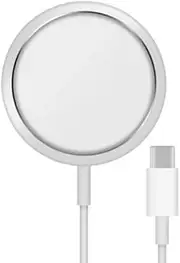 BUCKKO Magnetic Wireless Charger Fast Charger | Compatible with Magsafe | iPhone 12-15 Series & AirPods 2/3/Pro 2 Magnet Charging Pad with Dual Charging Ports
