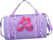 CONGARTENO Dance Bag Gym Bag School Bag Duffel Bag for Kid Duffle Bag Sports Bag Dance Single Bag Cute Gym Bag Girl Back Dance Back Oxford Cloth Pink