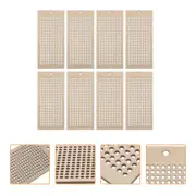 8 Pcs Thin Hanging Tag Student Book Markers Blank Bookmarks Reading Present