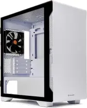 S100 Tempered Glass Snow Edition Micro-Atx Mini-Tower Computer Case with 120Mm R