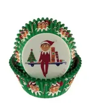 Elf ont he Shelf Christmas Standard Baking Cup 50 ct from Wilton NEW