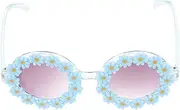 [VALICLUD] Flower Sunglasses UV Protection for Sunflower Eyewear for Parties Festivals and Beach Activities