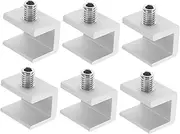 NUOBESTY 6pcs Sliding Window Lock Safety Stopper for Durable Clamp Resistant Limiter Easy Installation for Home Office School Childproof Window Security