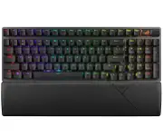ASUS ROG STRIX SCOPE II 96 WL Snow Switch Wireless Gaming Mechanical Keyboard, Tri-mode Connection, Streamer hotkeys, PBT Keycaps, Quiet ROG STRIX SCOPE II 96 WL_ Snow switch