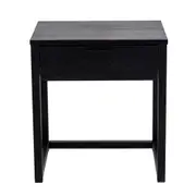 [Florabelle Living] Oslo Black Oak Bedside Table