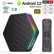 Upgraded T95Z Plus Smart Android 12 TV Box Quad Core 6K 4K HD Stream Player D2L8