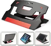 Tablet Drawing stand for Digital Graphic Tablet Design Pad / Folding / Thin / Adjustable Angles for Laptop / Tablet/ Artisul D13 D10 iPad Pro Wacom Cintiq(red)