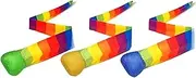 Throwing and Catching Ball – 3 Pieces Outdoor Balls with Rainbow Tail Interactive Game Throwing and Catching, Playground Toys Beach, Park, Garden, Indoor and Outdoor