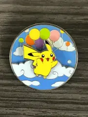 Pokemon Trading Card Game Flying / Surfing Pikachu Spinable Collectible Pin