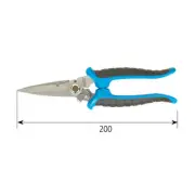 10pcs 8" Garden Shears SM-MS8 for Plant Pruning Shears Multifunction Scissors