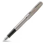 Parker - Sonnet Stainless Steel Fountain Pen w/Chrome Trim (RRP $159.95)