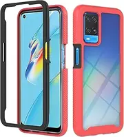 [Anreixx] Case Compatible with Oppo A16S / A16 / A54S / A55 5G, 3-in-1 Protective Case with Front Frame and Dual Layer Back Case