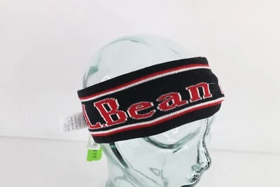 Deadstock Vintage LL Bean Katahdin Spell Out Reversible Headband Ear Cover OSFA