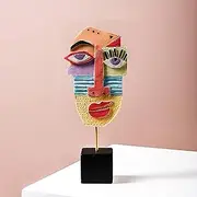 Wink - Handcrafted Statues Resin Abstract Sculpture for Home Decor Modern,Book Shelf TV Stand Decor,Living Room Decor,Dining Room Table,Bedroom, Office Desktop, Cabinets Decorative Ornaments