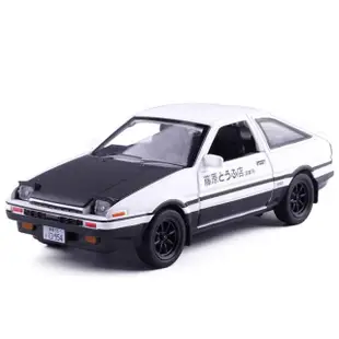 【TDL】頭文字D AE86迴力車仿真合金車汽車模型玩具聲光玩具車 020897