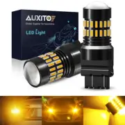 2x AUXITO Yellow 3157 Amber 3156 LED DRL Signal Turn Parking Light Corner Bulb (for: Volvo)