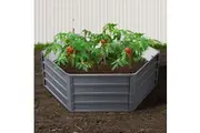 Garden Bed 2PCS 130X130X46CM Galvanised Steel Raised Planter