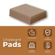 11 x 17" Durable Chipboard Pad 22 pt. Sturdy Kraft Multi-purpose, 480/cs