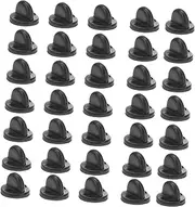 100pcs Pin Caps Ties Boutonniere Pins Clutch Card Buttons Brooch Pin Hat Holder Pin Badges Clasps Ring Corsage Cotter Trouser Adjustment Buckle Tack Back Pin Clasps Pin Backs Black LALAFINA