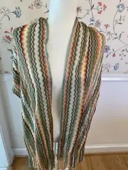 *New With Tags* Missoni ‘Sciarpa’ Chevron Print Green Scarf